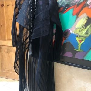 Sheer cocktail duster